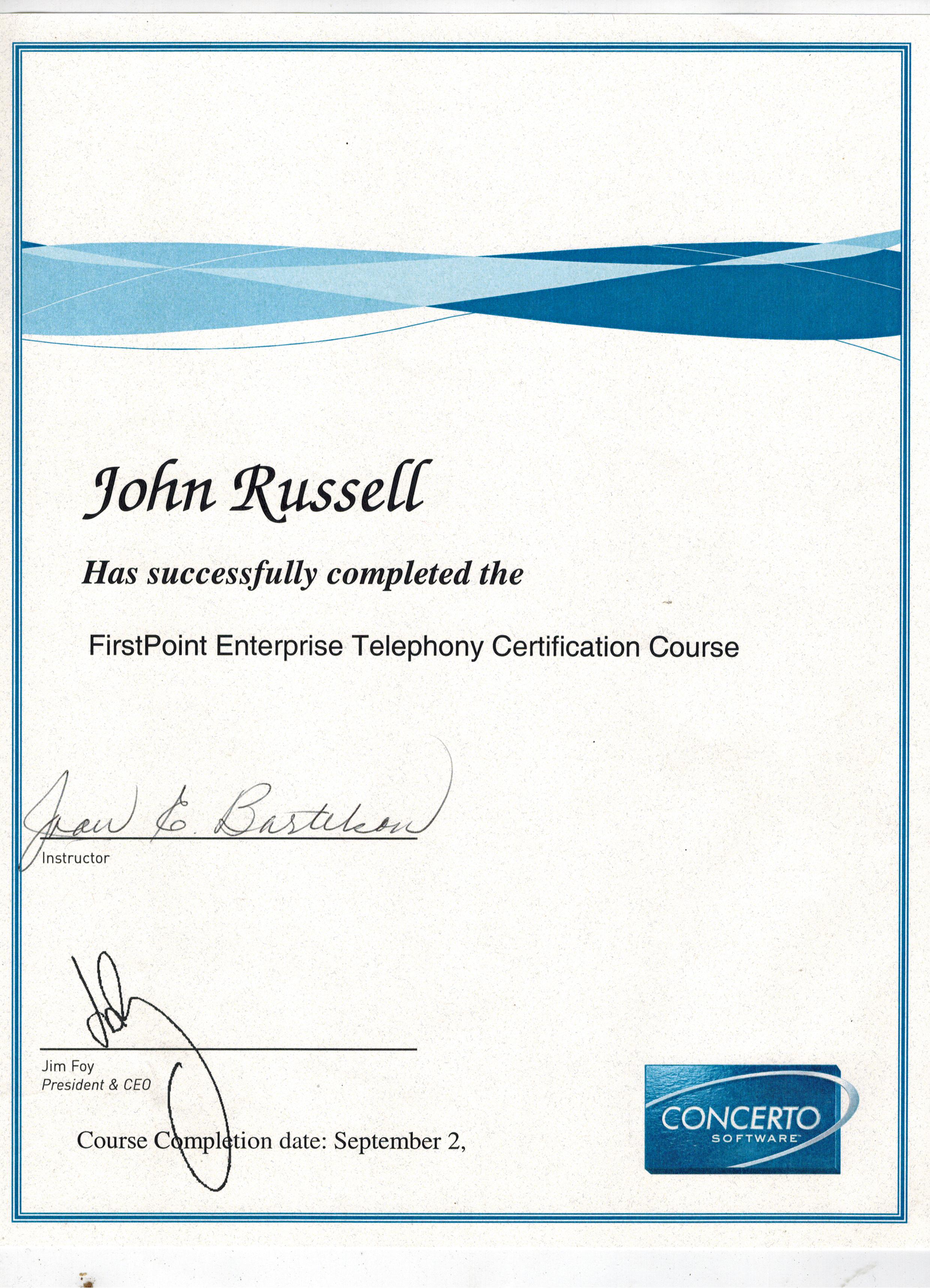 Certificate image